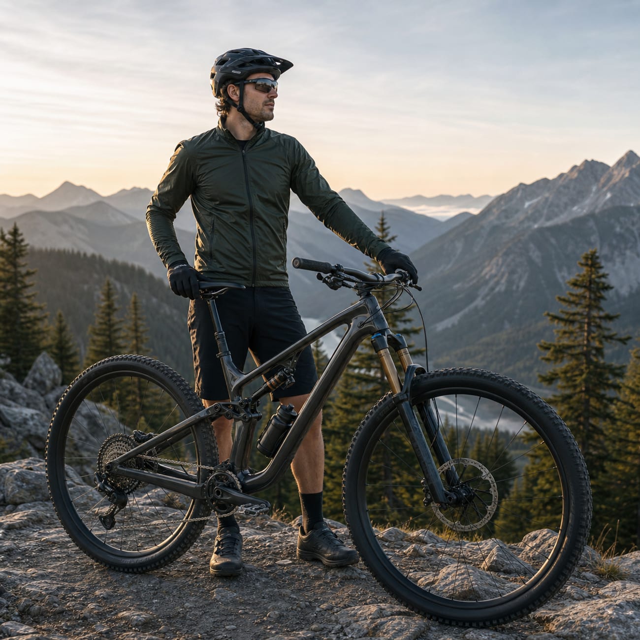 MTB konfigurace v horském terénu